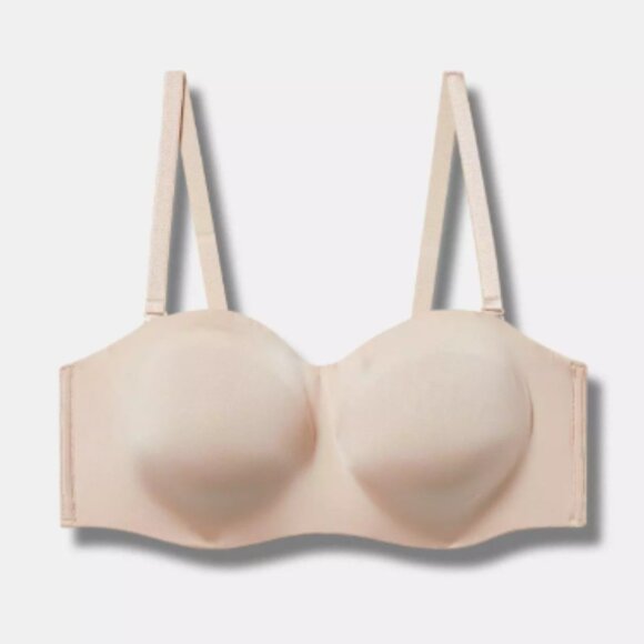 NEW - Torrid Strapless Unlined Smooth Straight Back Bra - Size 44C - Picture 2 of 6